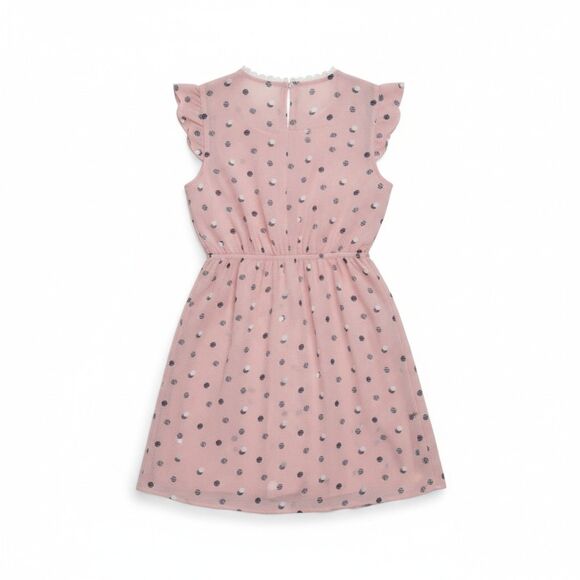 Sophia + Zeke Pink Polka Dot Dress – Girls Size 12 - Picture 2 of 9